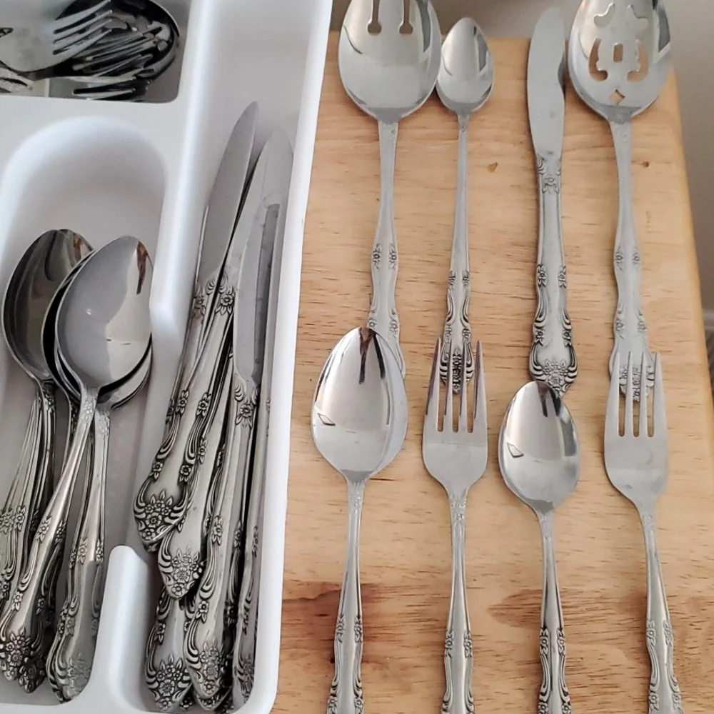 Vintage Regency Silver Service for 10 Cutterly